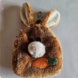 Pre-owned Brown Bunny Coin Purse By Russ